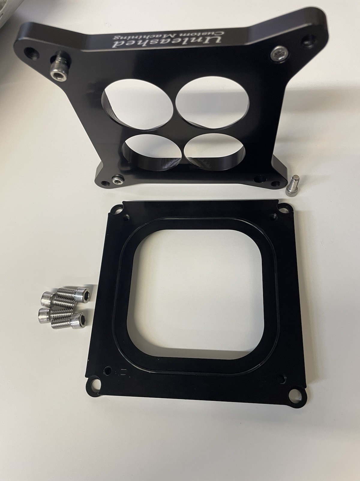 1 Inch tall Blended Cone 4500 Intake to 4150 Carburetor Adaptor Two Piece O-ring