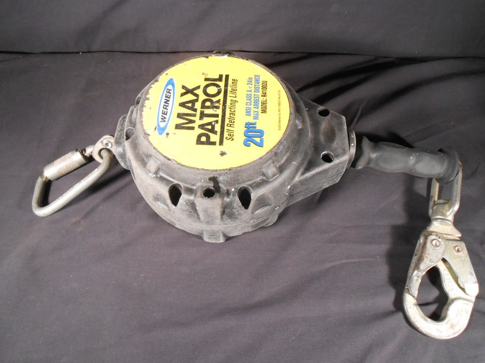 Werner Max Patrol Self-Retracting Lifeline – 20 ft  Model: R410020.