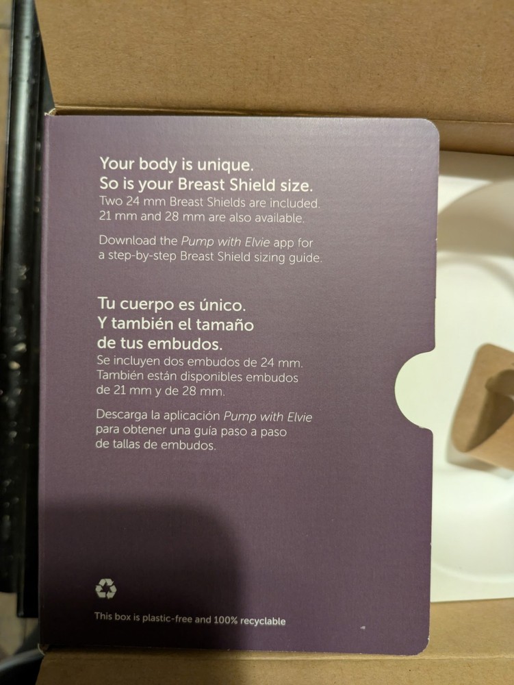 Elvie Stride Replacement Shield 24 mm - 2 ct - Open Box, Unused