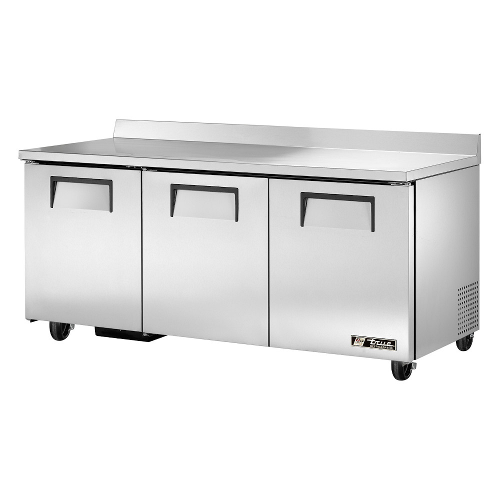 True TWT-72-HC Three-Section Work Top Refrigerator