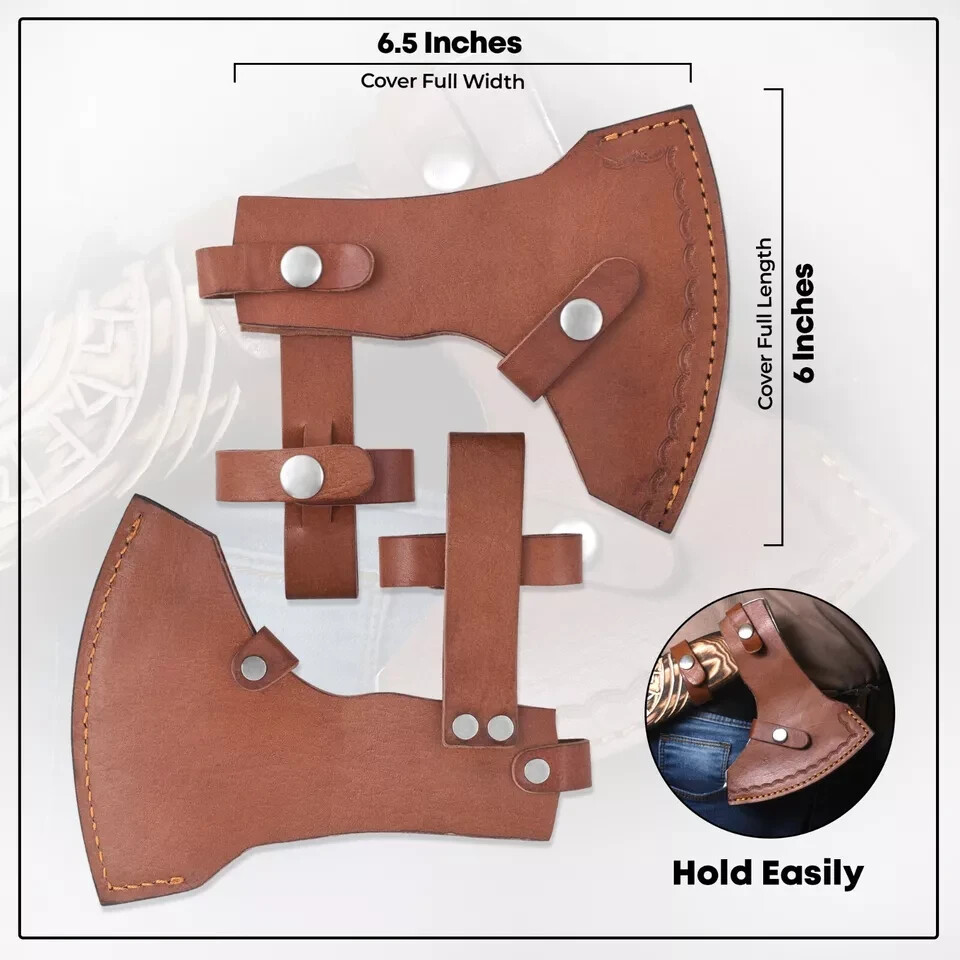 Custom Handmade Viking Axe Carbon Hatchet, Steel Axe, Bearded Axe