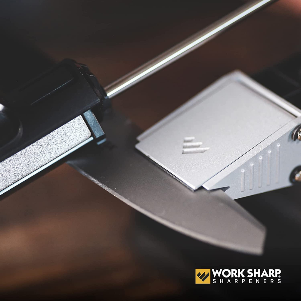 Professional Elite Kitchen Knife Sharpener with Sharpening Stones and Carry Case