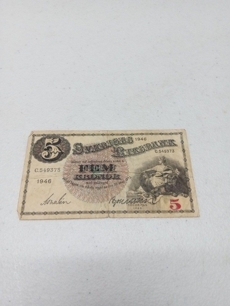 Sweden 5 Kronor 1946