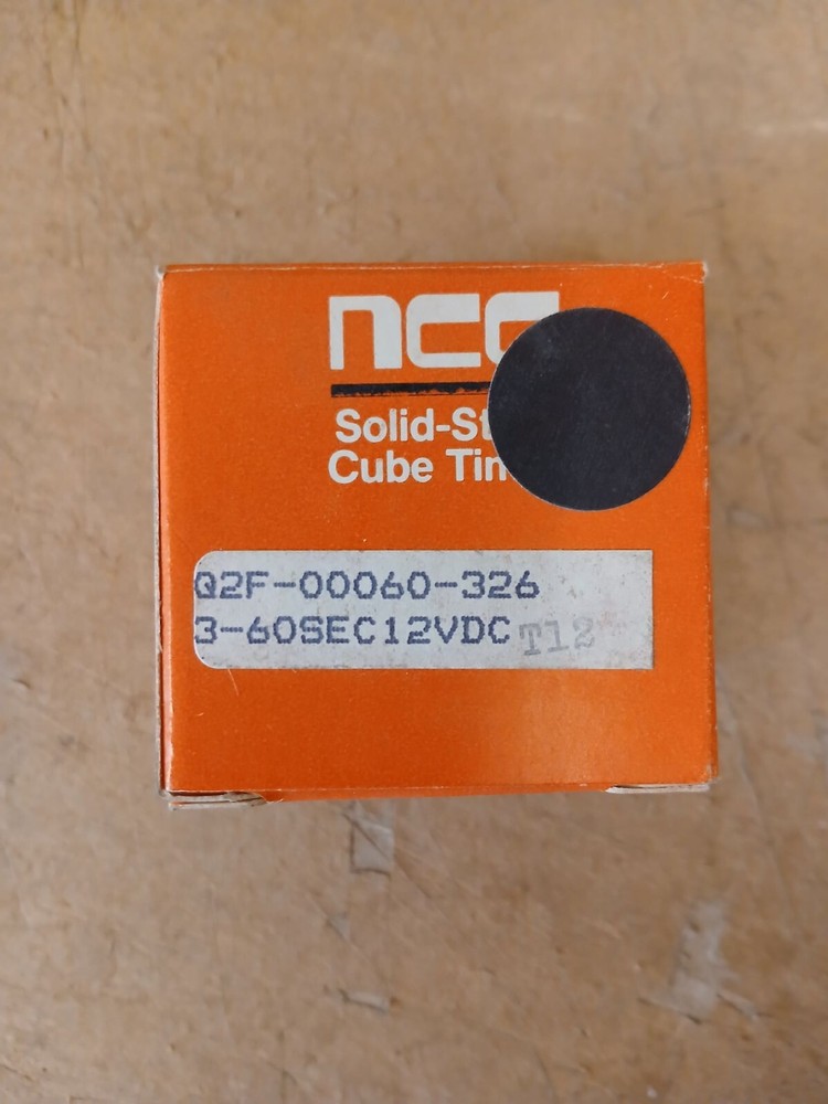 Ametek/NCC Solid State Cube Timer, Model Q2F-00060-326