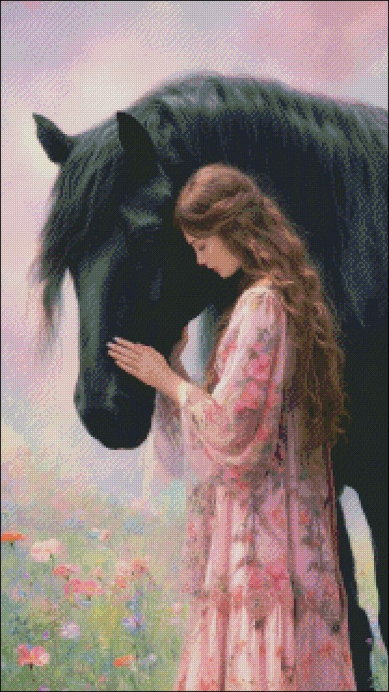 Whispers in the Meadow Chart Counted Cross Stitch Patterns Needlework DMC Color