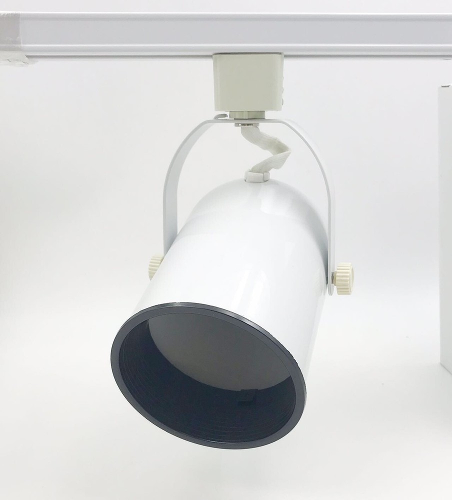 Line Voltage Track Lighting Head, White ,120V E26 Medium Socket  ,HV230 WH