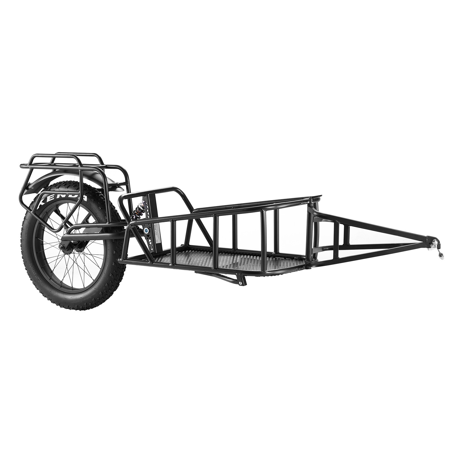 VEVOR Bike Cargo Trailer Bicycle Carrier Storage Cart 70 lbs Load Carbon Steel
