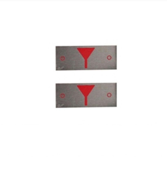 2X  Scale Pointer Ruler Arrow Equipment Measuring Middle Line Red Pointer