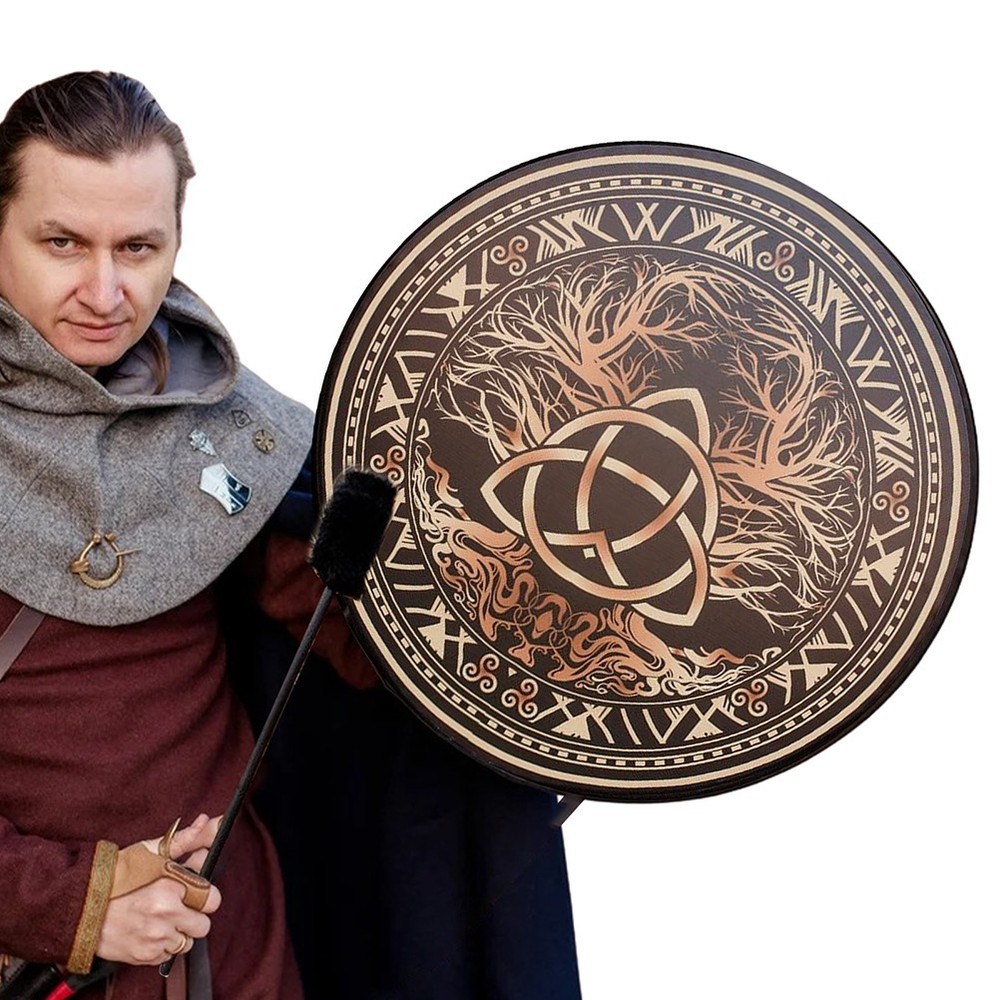 25cm Large Shaman Drum Handmade Music Drum