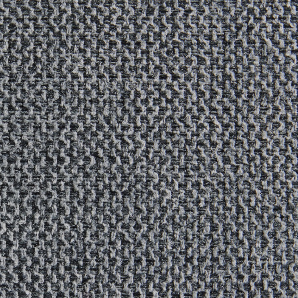 Half-Size Fabric Storage Bin with Textured Gray Finish