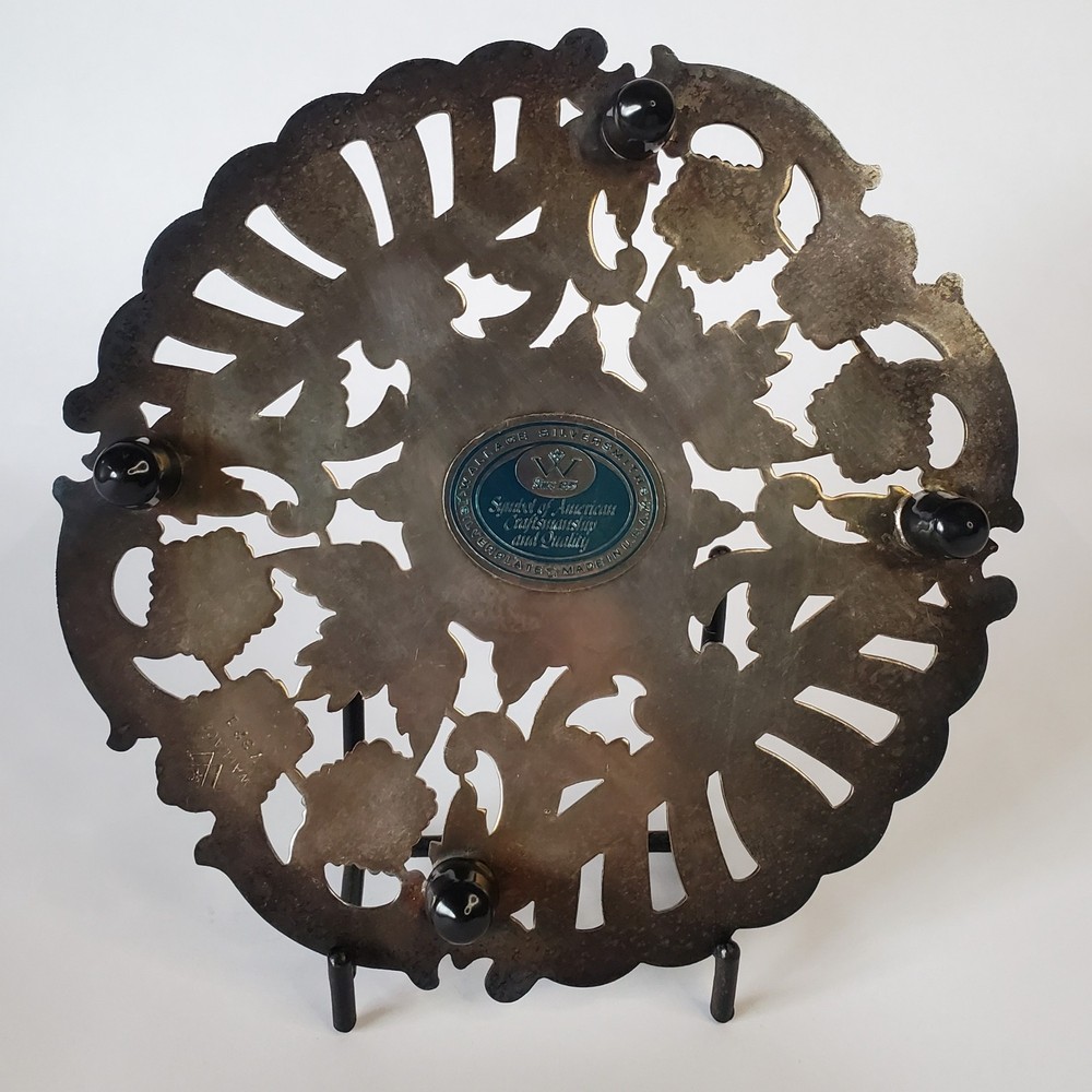 Silver Plated Wallace Trivet Pot Holder