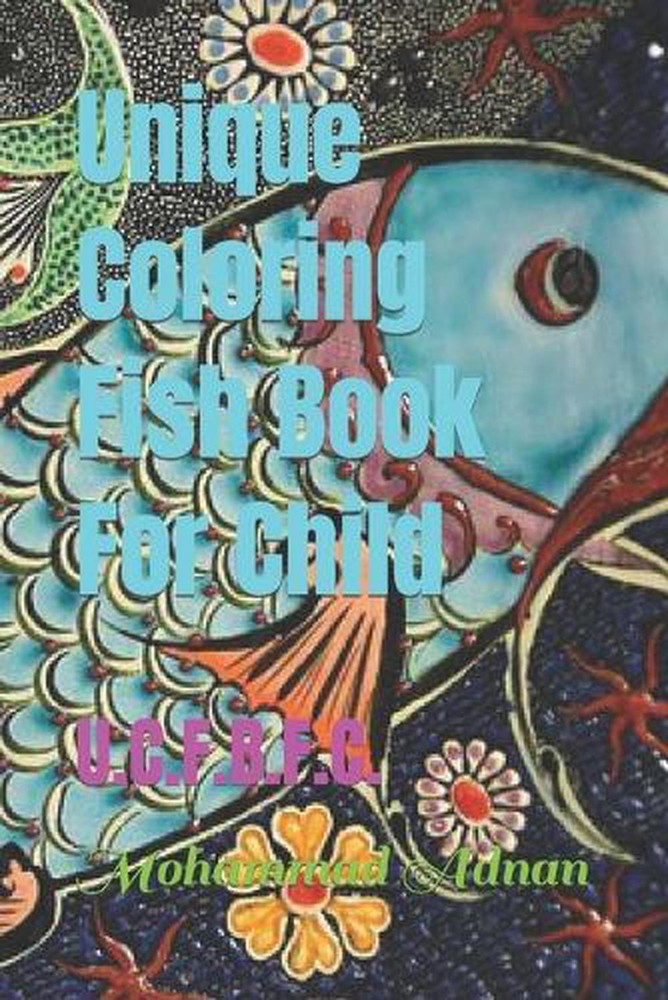 Unique Coloring Fish Book For Child