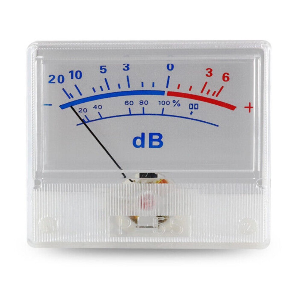 High-Precision Audio Equipment Power Amplifier VU Meter DB Level Header