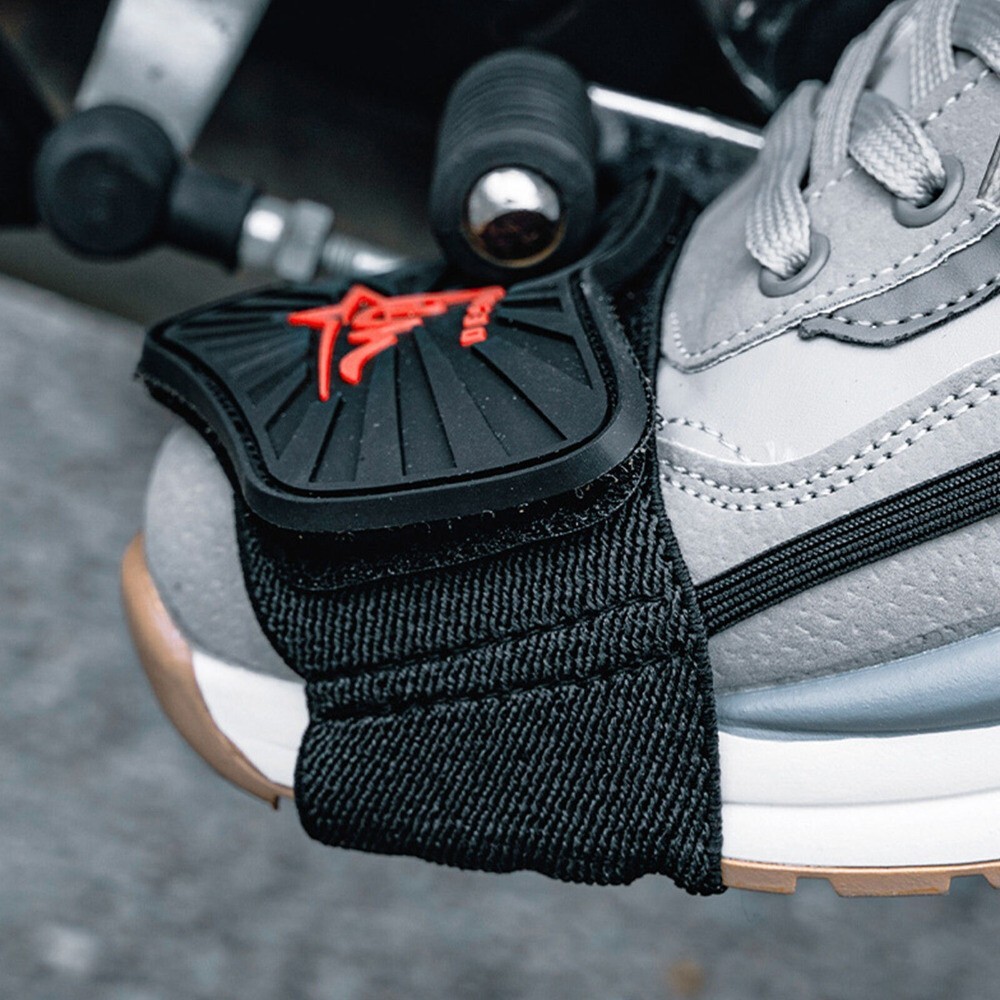 Mens Motorcycle Motorbike Shift Pad Shoe Boot Protector Cover Rubber Gear Black