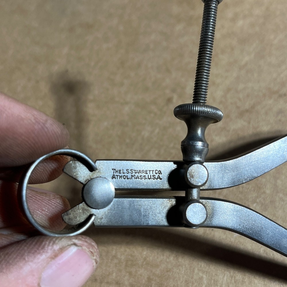 LS STARRETT 5" OUTSIDE DIAMETER CALIPER