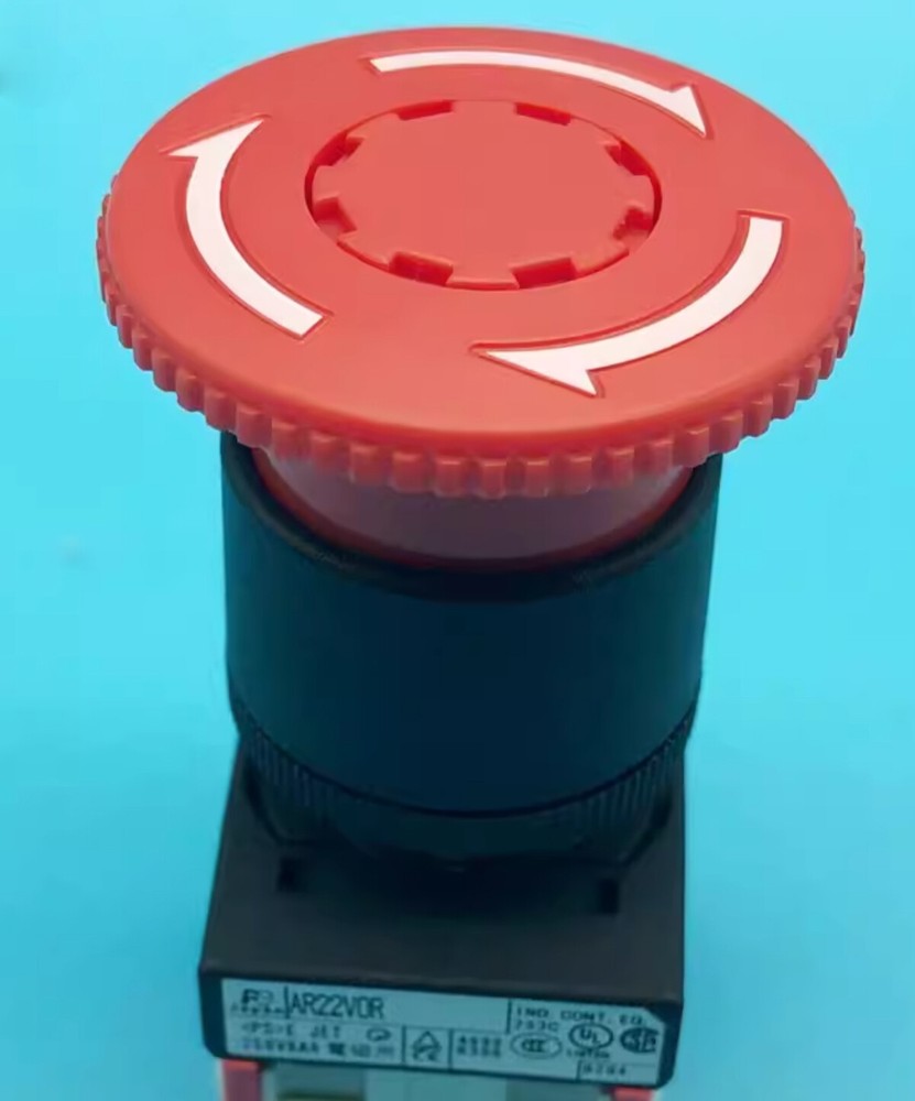 1pcs Fuji Electric Emergency Stop Pushbutton Switch AR22VOR -01R