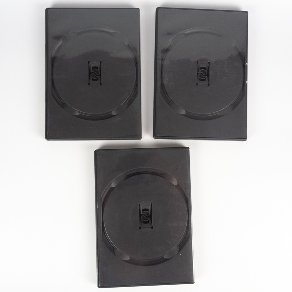 19 Empty DVD CD MOVIE GAME Case Replacement, Single Disc cases