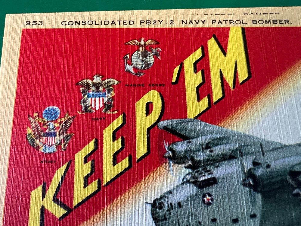 CONSOLIDATED PB2Y-2 CORONADO 1943 POST CARD GROUPING