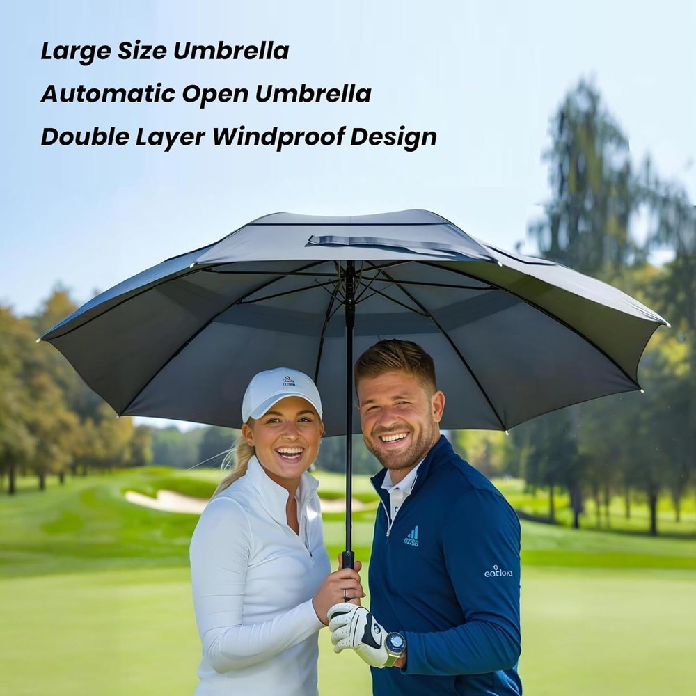Oversize Golf Umbrella, 62 Inch, Auto Open, Windproof