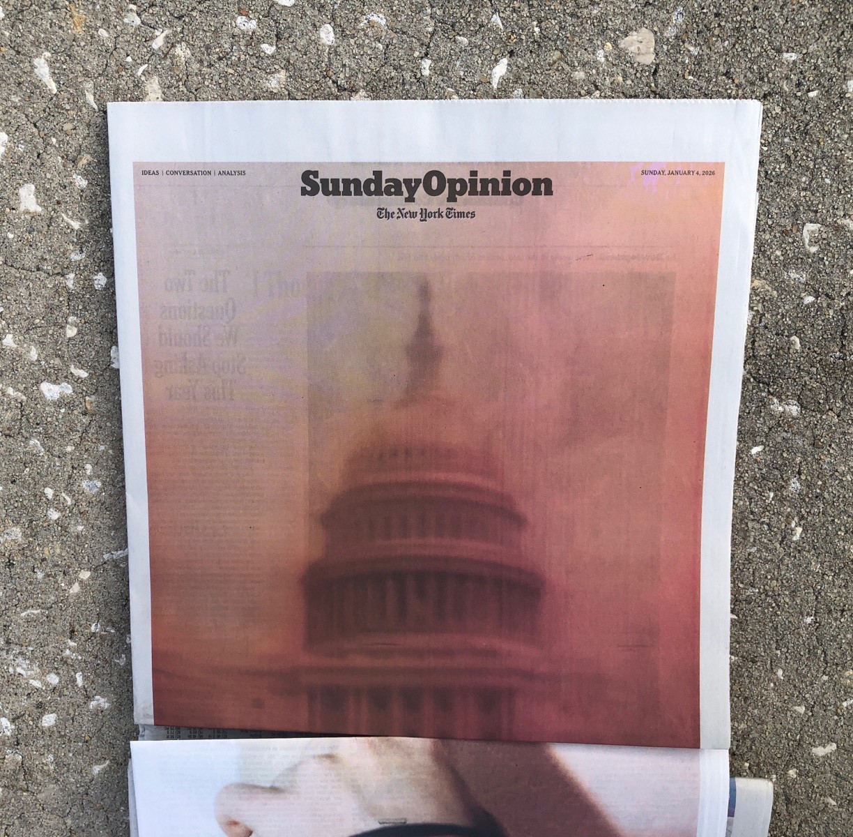 NEW YORK TIMES - SUNDAY JANUARY 4, 2026 (HISTORY! US SEIZES VENEZUELA - MADURO)