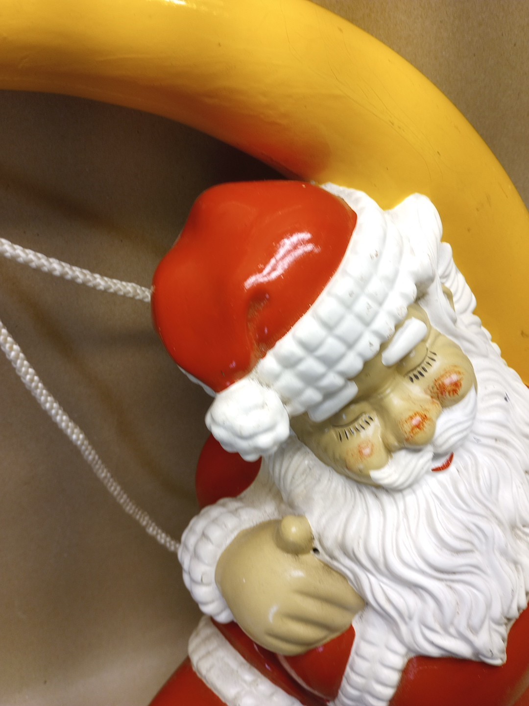 Vintage 1987 Barthelmess Inc - Santa Claus Sleeping on The Moon ~ Christmas RARE