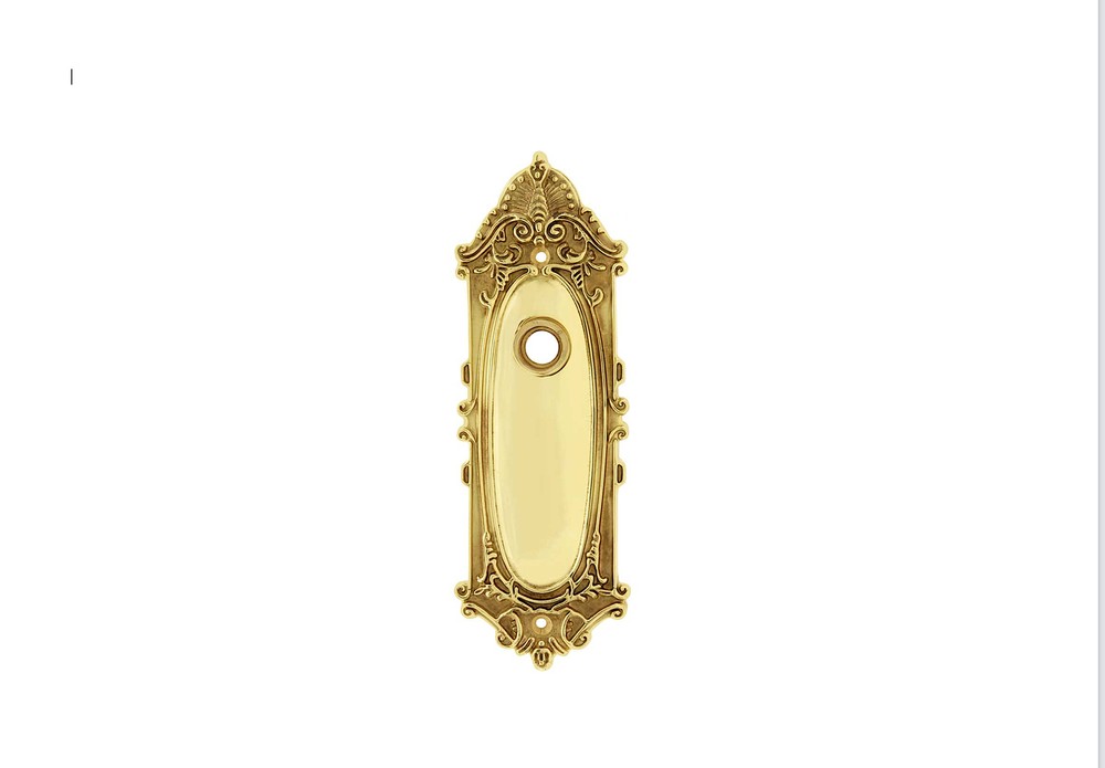 Vintage Victorian Style Backplate 2700-PB Solid Brass