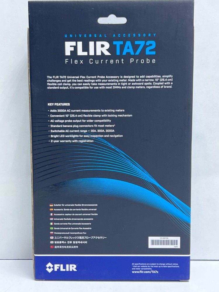 FLIR TA72 FLEX CURRENT PROBE 3000A