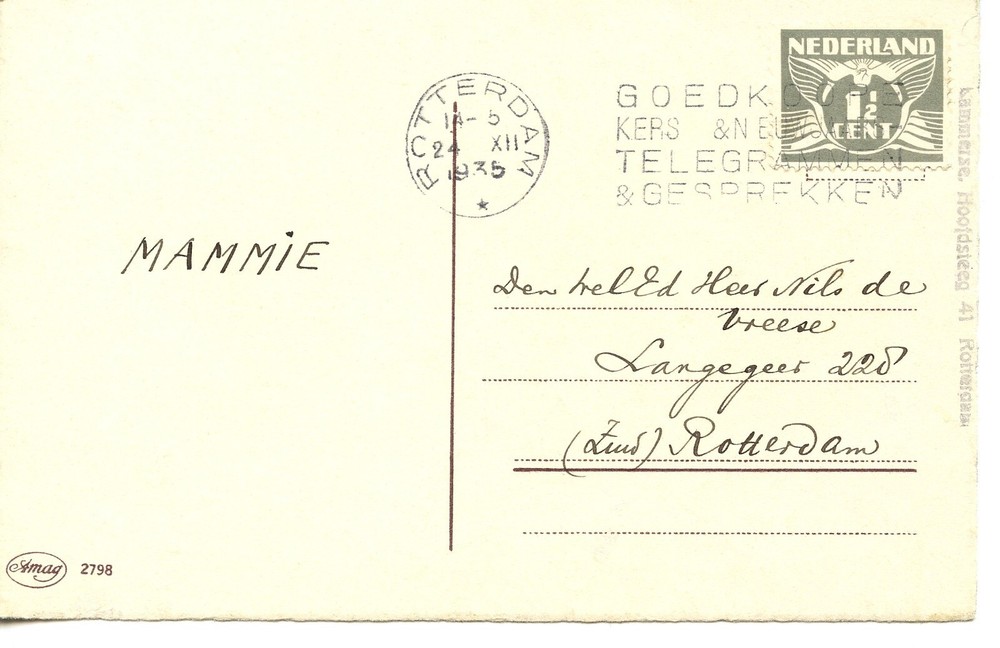 CHRISTMAS, NETHERLANDS - PC434