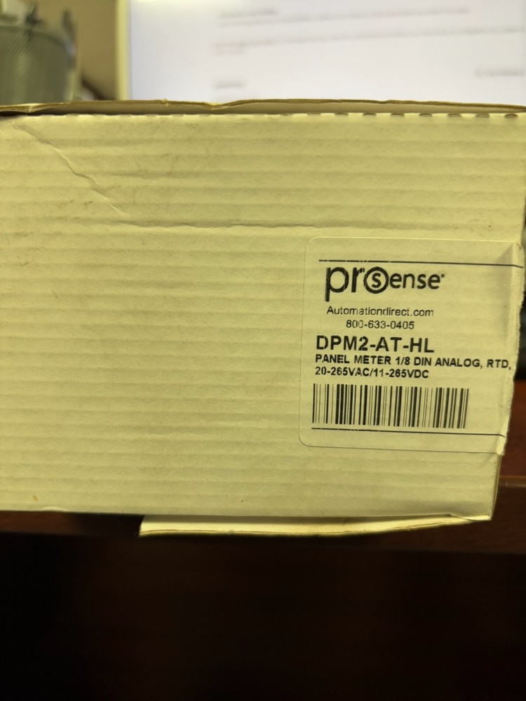 NEW AUTOMATION DIRECT PROSENSE DPM2-AT-HL DIGITAL PANEL METER