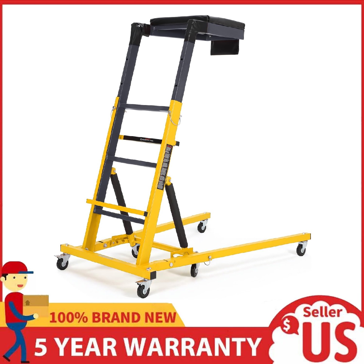 Foldable Automotive Topside Creeper ,400 LBS Adjustable Height Garage for Auto