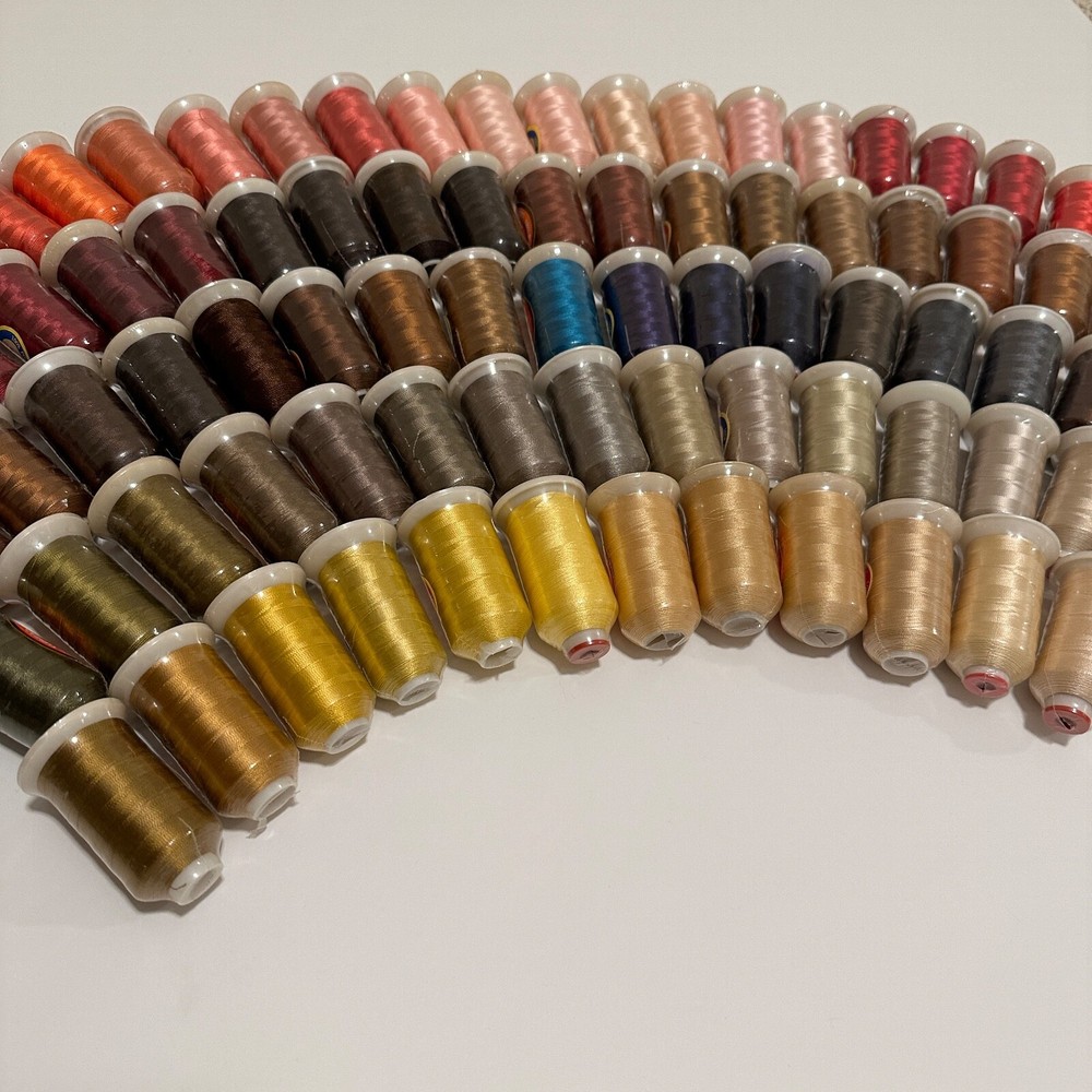 86 Spools Multi Colors Polyester Embroidery Machine Thread