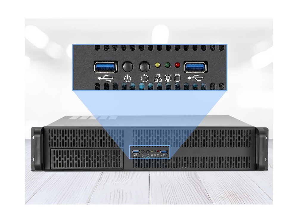 Rosewill 2U Server Chassis Rackmount Case | 4 3.5"/2.5" HDD, 1 5.25" Device |...