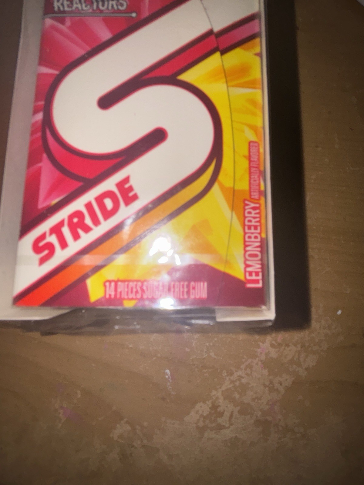 STRIDE Gums Lot X 4 Packets total 20 Gums from 2017 Just for Collectors 👍