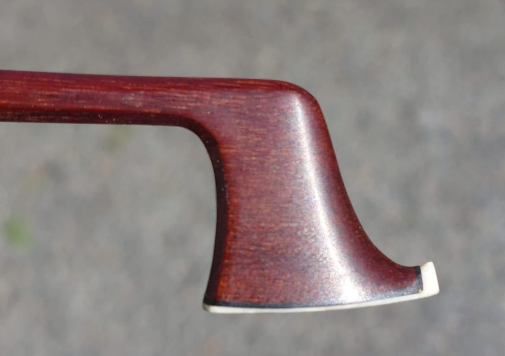 Vintage german violin bow 4/4 silver mounted