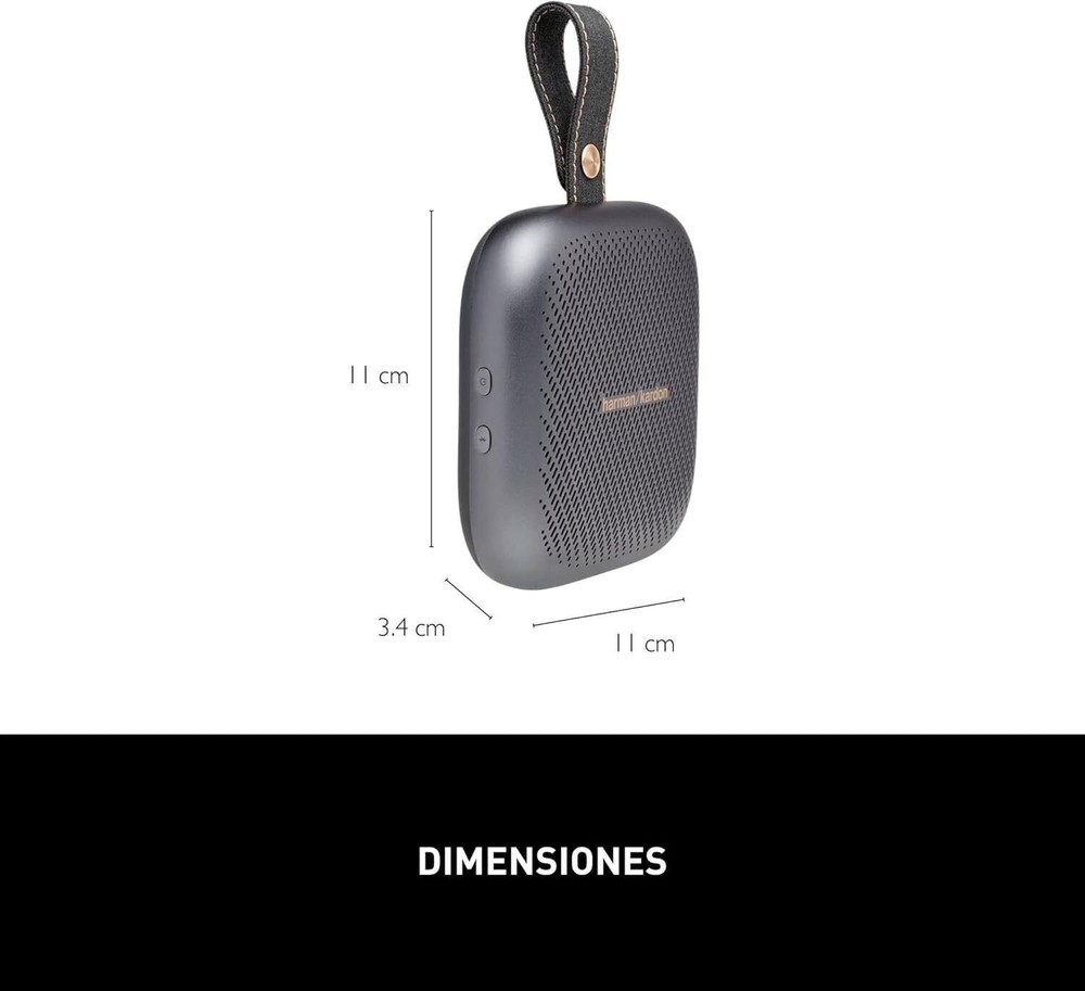 Harman Kardon Neo Portable Bluetooth Speaker With Strap - Gray
