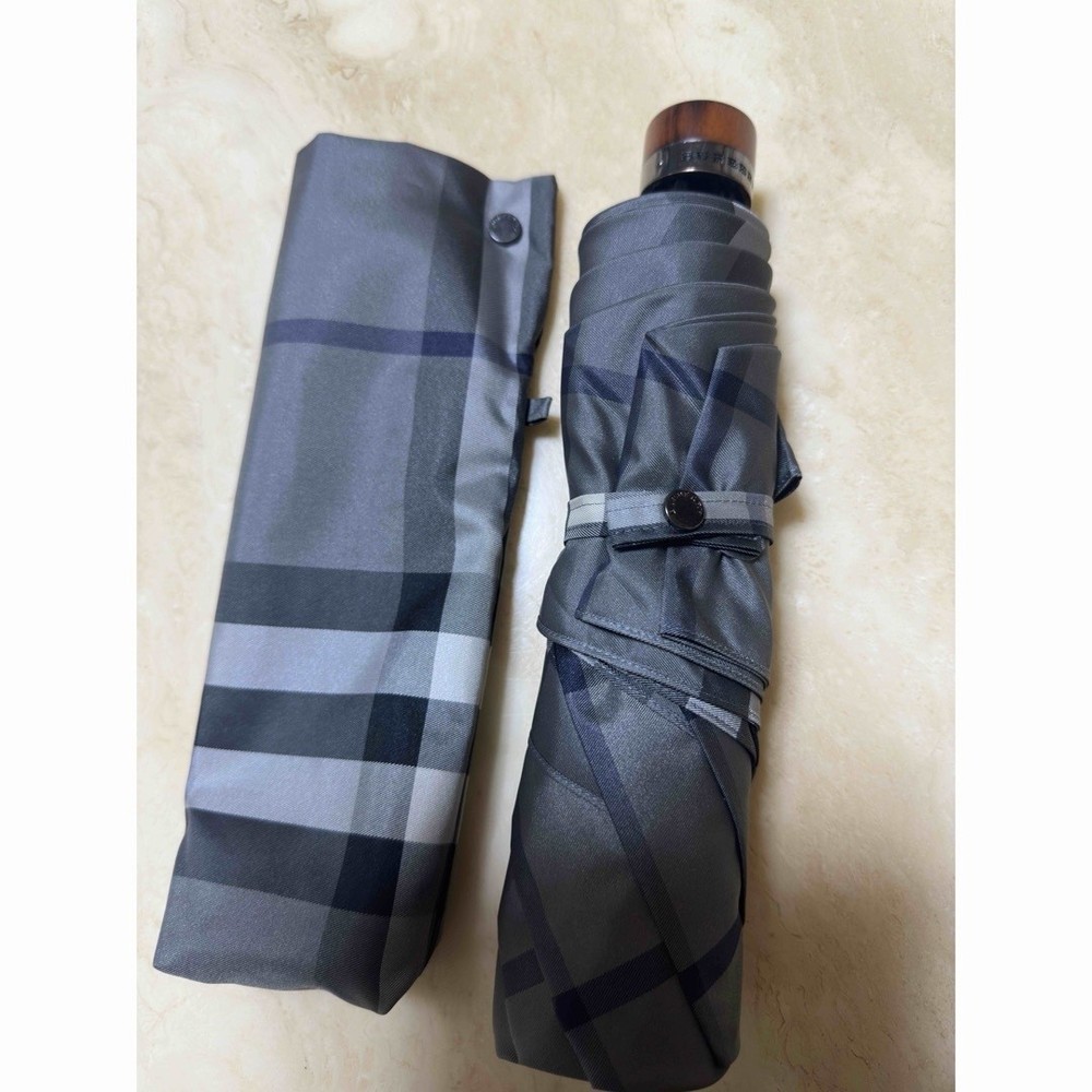 BURBERRY Folding Umbrella Nova Check Gray #10318