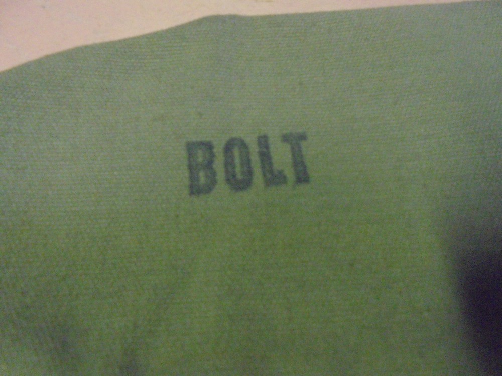 Vintage WWII U. S. Bolt Pouch 1945 Jaclin Mfg. Co.