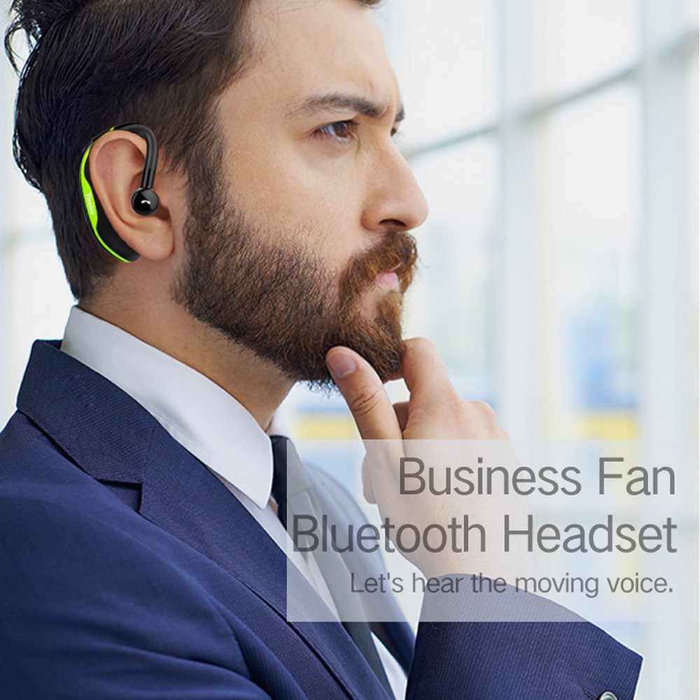 Bluetooth Headset Handsfree Wireless Earpiece Earphone Stereo Earbuds Ear Hook