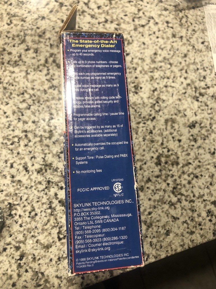 Skylink Wireless Security Emergency Dialer, 1-Way (AD-433)