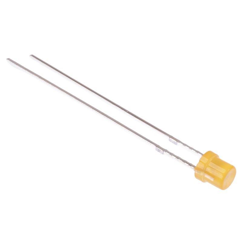10 x Orange 3mm Concave Diffused LED 150mcd 120°
