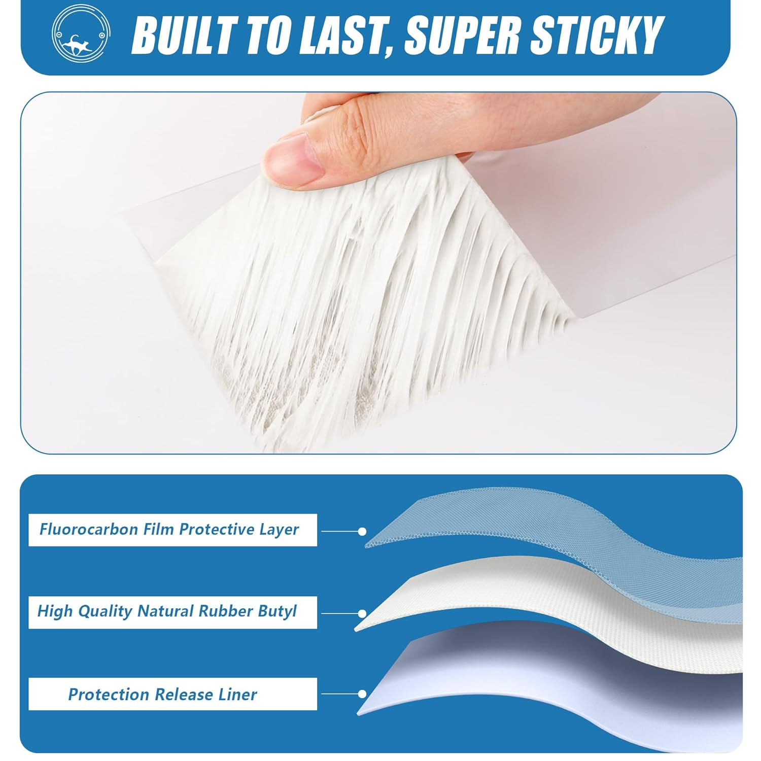 RV Roof Sealant Tape, 4 Inch X 50 Feet RV Repair Seal Tape for Camper Trailer Bo