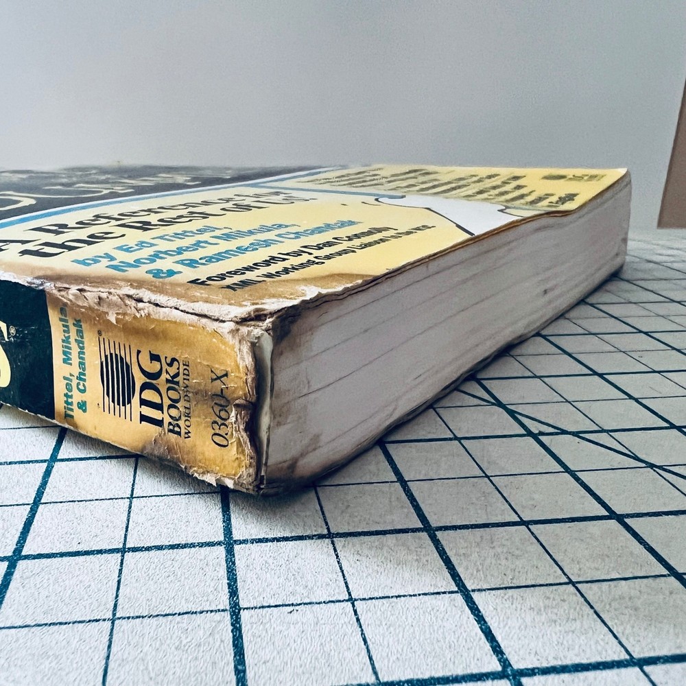 XML For Dummies Reference Guide 1997 with CD-ROM IDG Websites Vintage Computing