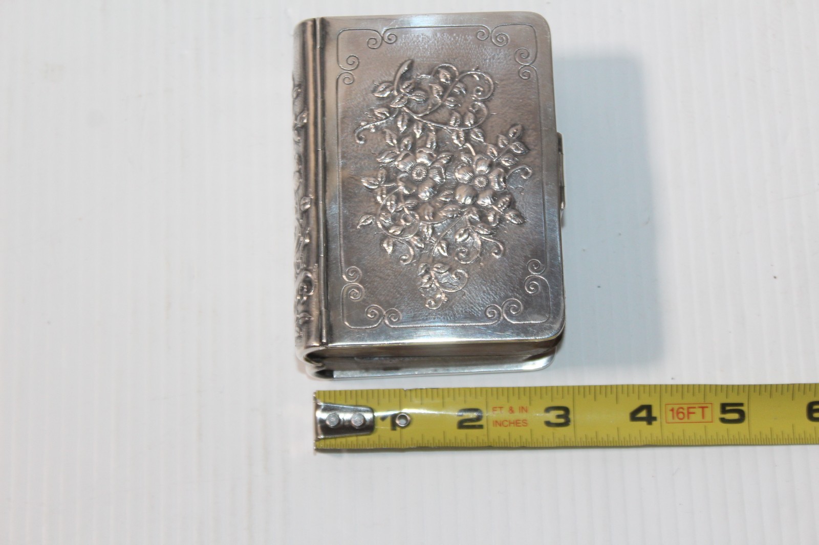 Vtg Sterling Silver .925 Cover Book Of Common Prayer 1892 & Hymns