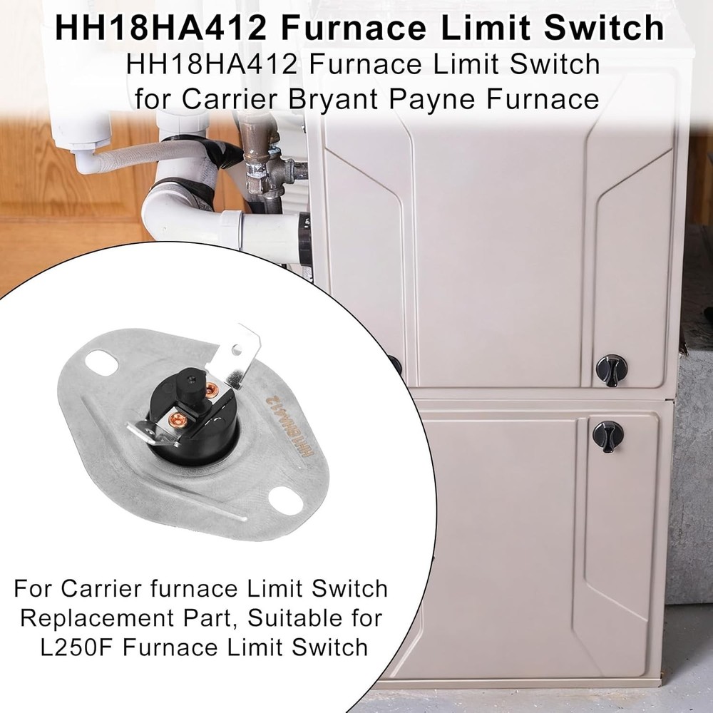Durable 2-Pack Limit Switch for Furnace Replacement - Protect Your HVAC System