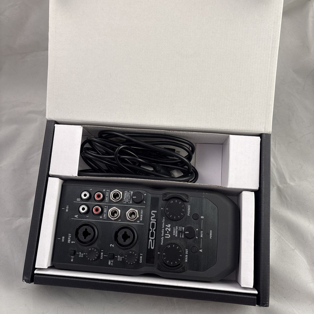 Zoom U-24 Portable 2x4 USB Handy Audio / MIDI Interface