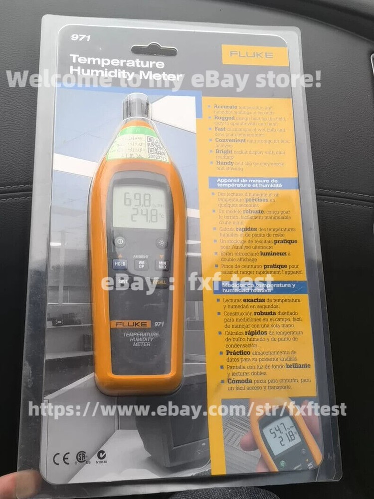 NEW Fluke 971 Temperature Humidity Meter