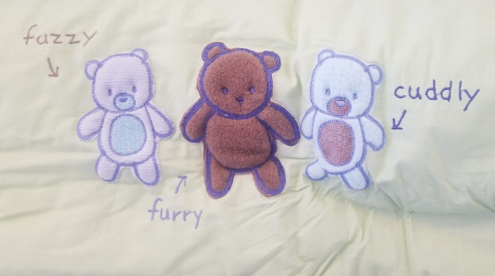 3 pc Carter's Classics Bear Baby Nursery Crib Bedding Set NIP