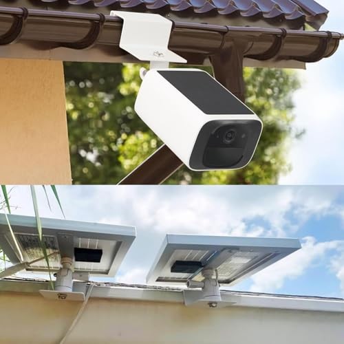 2-Pack Gutter Mount Compatible with eufy Security SoloCam S220/C210, 2 Pcs