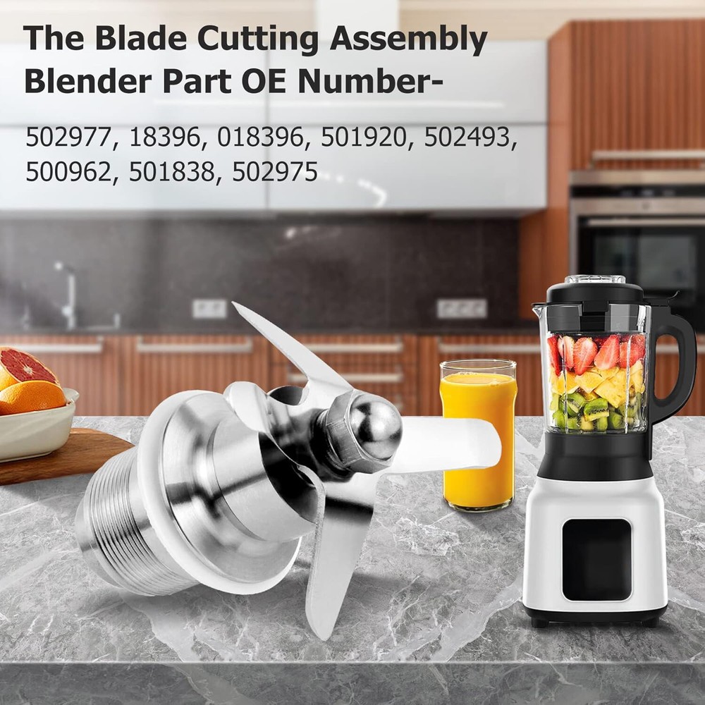 2PC For Waring CB6 CB10 CB15 Cutting Blade Assembly Replacement 502977 Assembled
