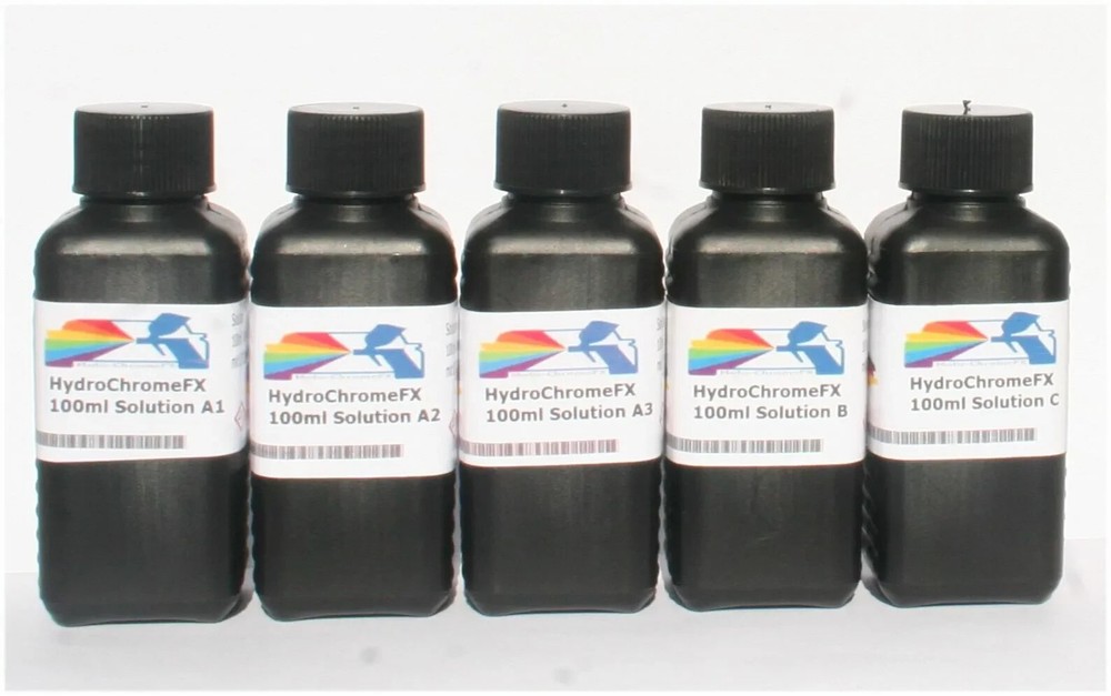 HydroChrome Spray system silver concentrates chemicals 1L coating